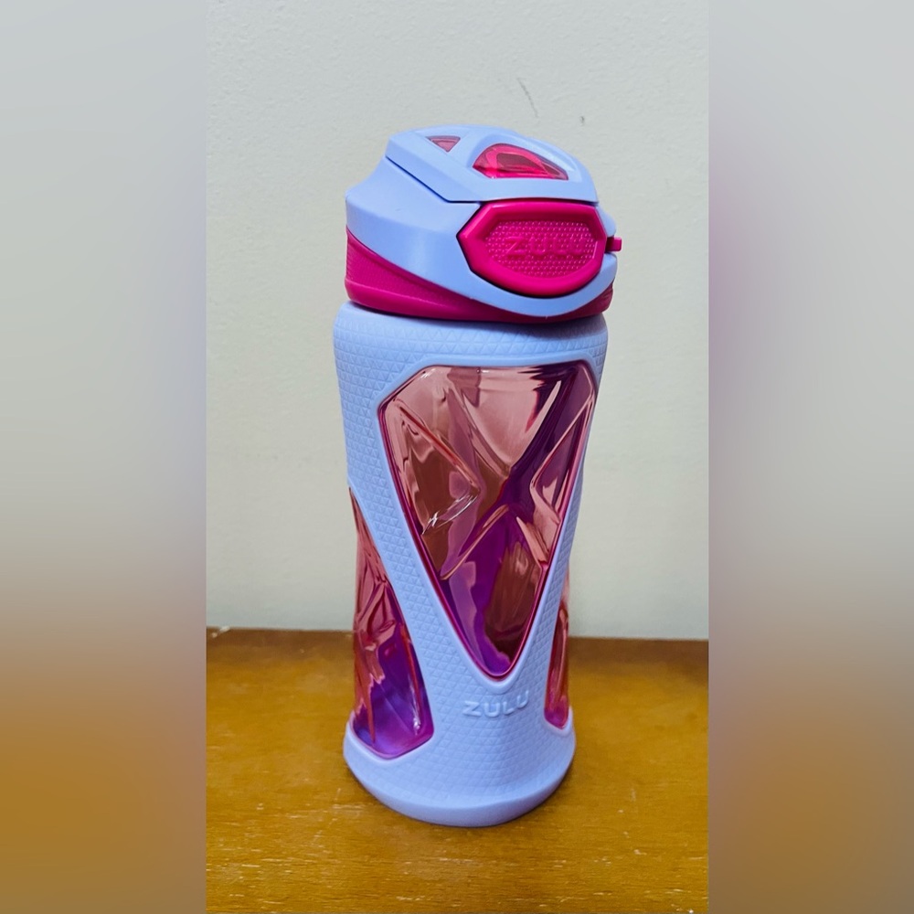 Pink and Purple Zulu Water Bottle
